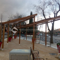 Pérgola de madera Madrid